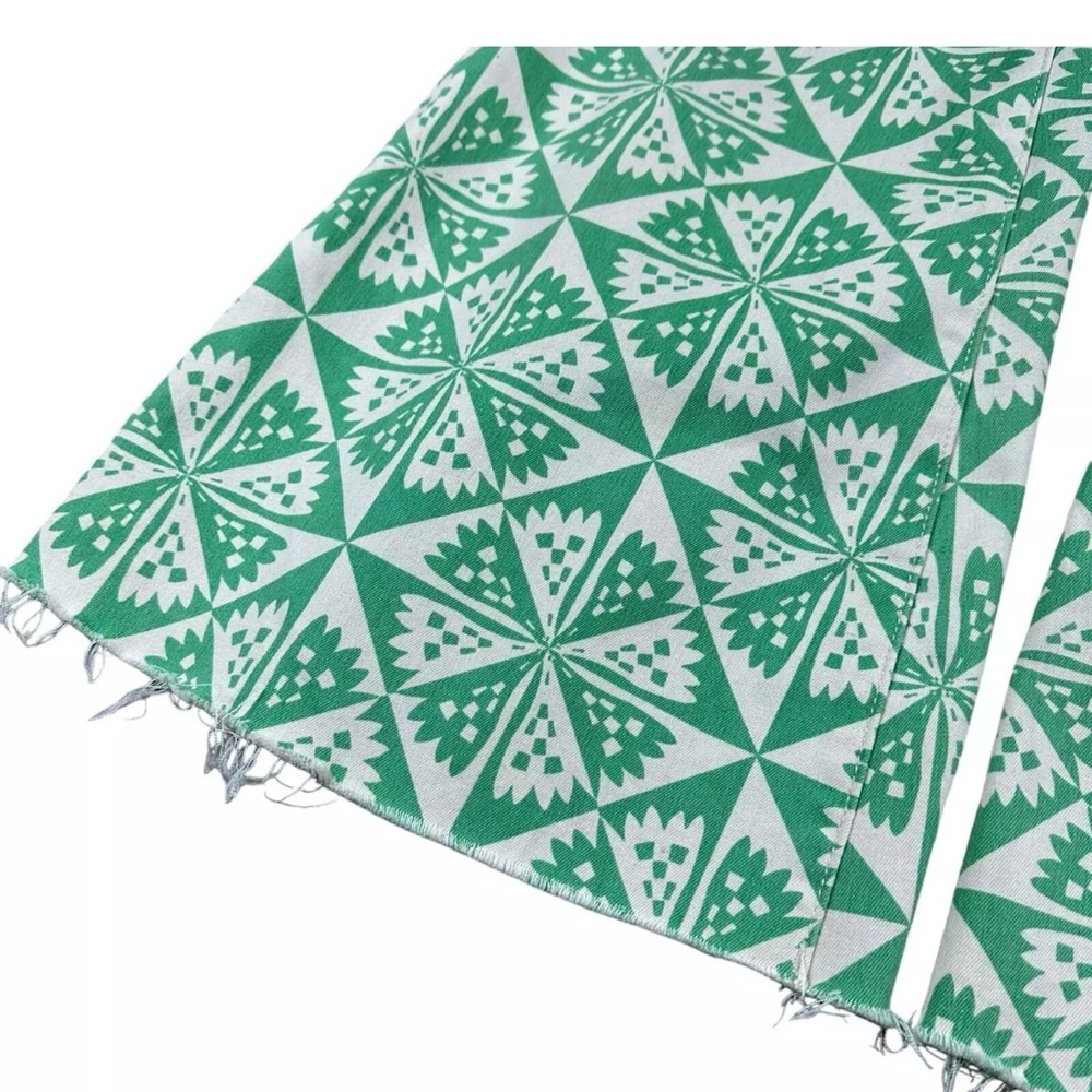 Free People Youthquake in coveted Geometric Green size 27 - Picture 10 of 11